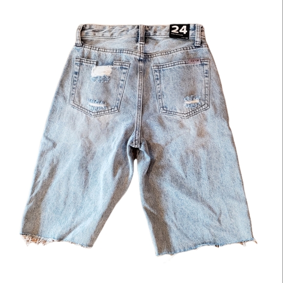 Joes Jeans Easy Bermuda Distressed Denim Shorts NEW - Picture 7 of 8